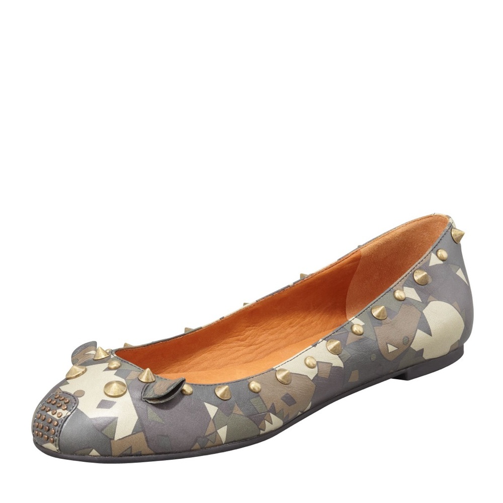 MARC by Marc Jacobs Studded Mouse Ballerina Flat, Camouflage